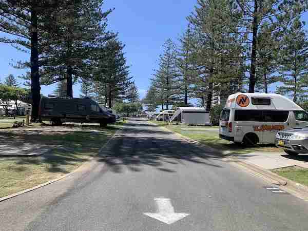 Main Beach Tourist Park Main Beach Tourist Park caravan spots