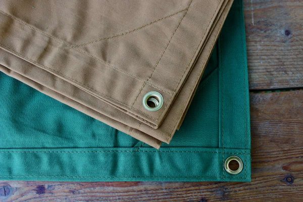 Green and Yellow Canvas Tarps