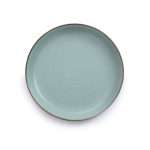 Mint Coloured Enamel Dinner Plates Top