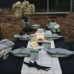Mint Coloured Enamel Dinnerware Set