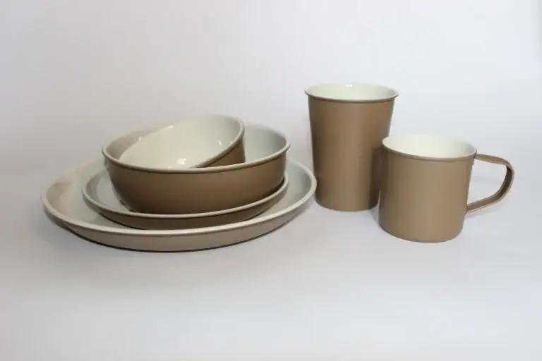 WAY&FARER Enamelware taupe